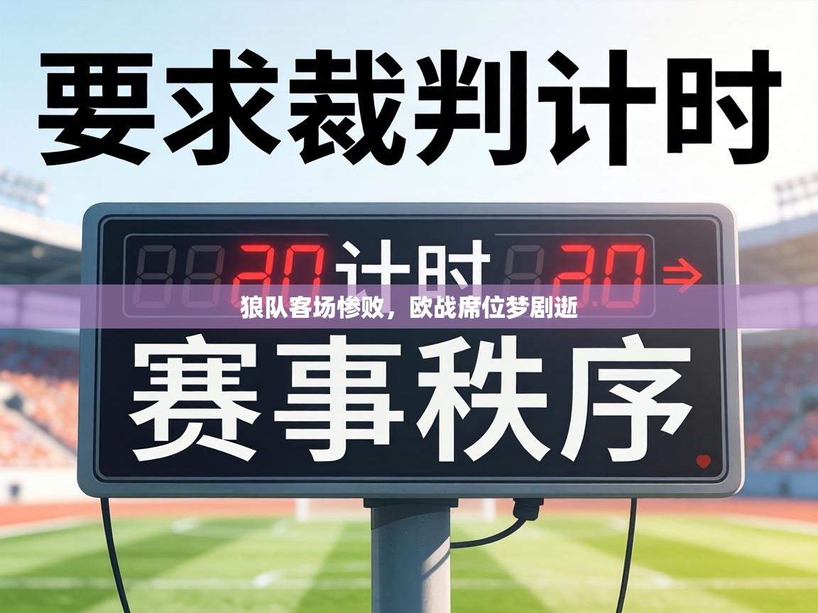 狼队客场惨败，欧战席位梦剧逝